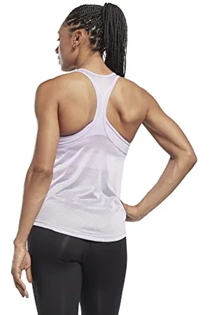 Reebok Damska kamizelka treningowa z siateczką, czarna, XS, , L