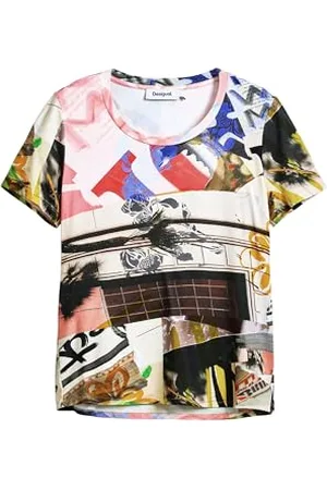 Desigual TS_Collage, 9019 Tutti FRUTI, M, , M