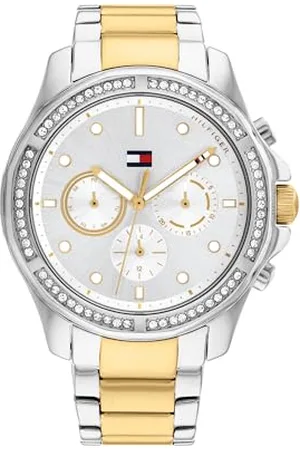 Tommy Hilfiger Damski analogowy zegarek kwarcowy z paskiem ze stali nierdzewnej 1782615