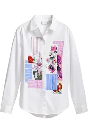 Desigual CAM_Flowers Minnie, 1000 White, M, , M