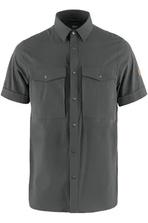 Fjällräven FJALLRAVEN 87939-030 Abisko koszulka trekkingowa SS M męska koszulka ciemnoszara rozmiar L, , L