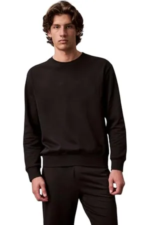 Calvin Klein Męska bluza L/S 000NM2708E L/S bluza, czarna (czarna), M, , M