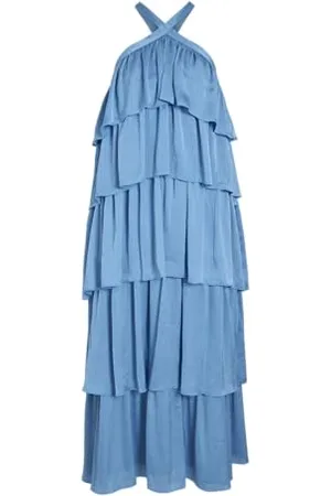 VILA Vifiluka H/N S/L Ankle Dress/Dc/R/BFS, , 40