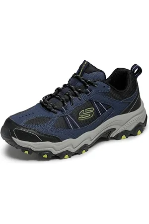 Skechers Męska wytrzymałość w trekkingu Low Cut, granatowy materiał syntetyczny/siatka/czarne wykończenie, rozmiar 39, , 6