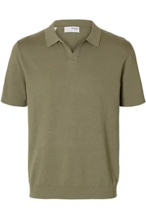 SELECTED Slhmattis Ss Knit Sun Open Polo Noos, , XL