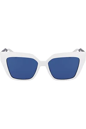 Calvin Klein JEANS Damskie okulary przeciwsłoneczne CKJ22639S, białe, jeden rozmiar, , Rozmiar uniwersalny