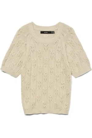 VERO MODA Vmprecious sweter damski z okrągłym dekoltem 2/4, , XS