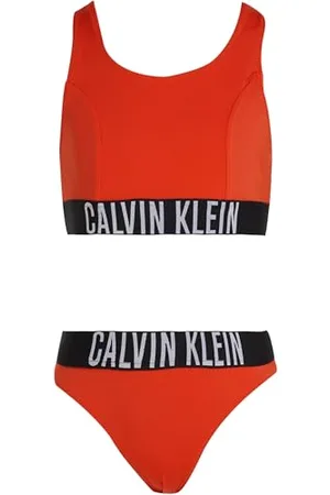 Calvin Klein CK JEANS Dziewczęcy BRALETTE BIKINI SET Bralette, , 14-16, , 14-16 Lat