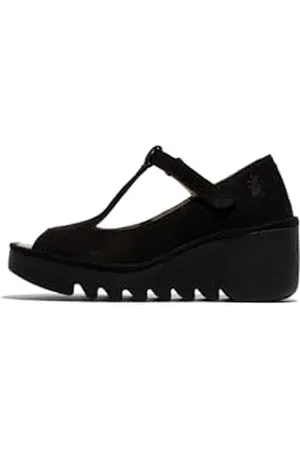 Fly London Damskie sandały BEIL584FLY, czarne, 40 EU, , 40 EU