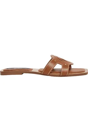 Pepe Jeans Damskie sandały Frida Signature, brązowe (Tobacco Brown), 8 UK, , 42 EU