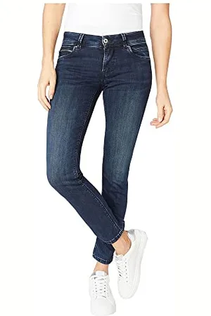 Pepe Jeans Damskie Spodnie Jeansy New Brooke, Odzież Damska, 000 Denim, 24 W talia regular