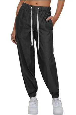 Urban classics Damskie spodnie do biegania Light Denim, , XXL