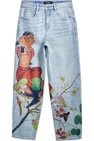 Desigual Denim_VARO, 5053 Denim Medium Wash, 38, , 36