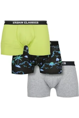 Urban classics Męskie bokserki Snowman Christmas Boxer, 3-pak, bokserki bożonarodzeniowe dla mężczyzn, rozmiary S - 5XL, , XL