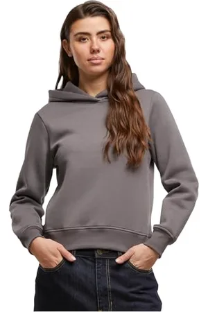 Urban classics Damska bluza z kapturem, regularna bluza z kapturem, klasyczna bluza z kapturem dla kobiet, regularny krój, rozmiary XS-5XL, , L