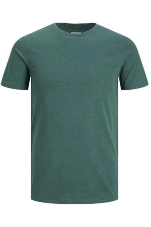 JACK & JONES JACK&JONES PLUS Męska koszulka Jjeorganic Mel Tee Ss O-Neck Noos Pls, , 3XL