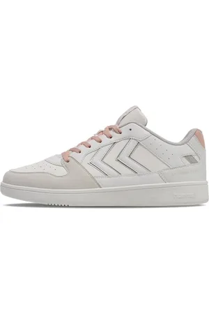 Hummel Unisex ST. Power Play WM3 Sneaker, Bright White/Cameo PINK, 41 EU, , 41 EU