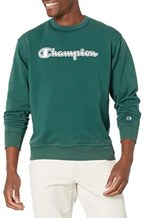 Champion Męski sweter vintage Wash Varsity Crew, logo skryptu sweter, , L
