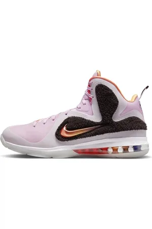 Nike Męskie buty do koszykówki Lebron IX, królewski róż/wielokolorowe, 45 EU, , 45 EU