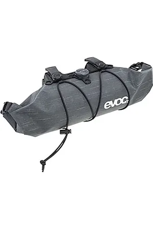 Evoc HANDLEBAR PACK BOA WP 2,5, praktyczna torba rowerowa (nowoczesna torba na kierownicę, torba na przód roweru, łatwa do zamocowania, wymiary: 12,5 x 12,5 x 30 cm, pojemność: 2,5 l), Carbon Grey