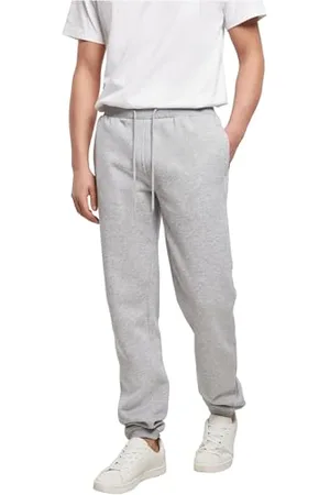 Build Your Brand Męskie spodnie sportowe, Heavy Sweatpants, spodnie do biegania dla mężczyzn, dostępne w kolorze czarnym lub szarym, rozmiary S - 5XL, , L