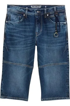 TOM TAILOR 1044980 Bermudy Jeans Shorts, 10281 Mid Stone Wash Denim-Set Swimwear Set, 40 Men, , 38