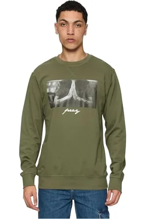 Mister Tee Męska koszulka Pray Crewneck, , L