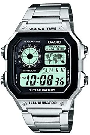 Casio AE-1200WHD-1AVEF Zegarek Męski Cyfrowy, Ø 43 mm