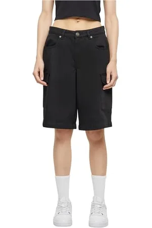 Urban classics Damskie szorty damskie Cotton Cargo Bermuda Black 29, , 29