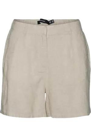 VERO MODA Vmmindy Hw Linen Shorts Mix Noos, , 40