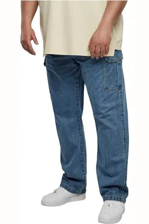 Urban classics Męskie spodnie Straight Leg Cargo Jeans 31, , 31
