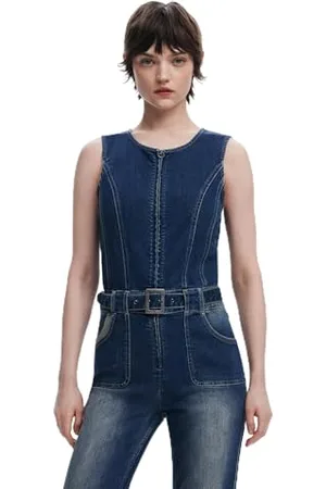 Desigual Denim_CARRIN, 5053 Denim Medium Wash, XS, , XS