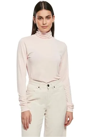 Urban classics Damska koszulka z długim rękawem z modalu, , XS