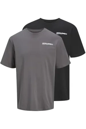 JACK & JONES Jjhawaii Tee SS Crew Neck 2Pk Mp Pls, , 3XL