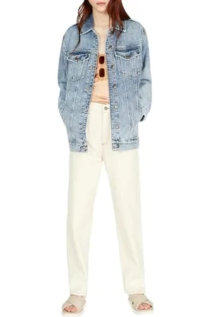Sisley Damska kurtka 2UUALN01W, jasnoniebieska denim 901, 34, , 34