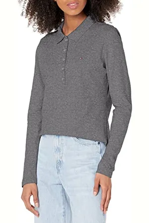 Tommy Hilfiger Damska koszulka polo z długim rękawem L/S, , M
