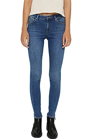 ESPRIT Collection Spodnie Damskie, Dżinsy, 902Blue Medium Wash, 34W x 32L