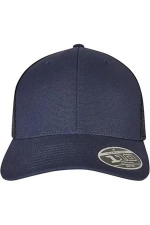 Flexfit Unisex czapka baseballowa 110 strukturyzowane płótno Trucker One Size, granatowy/czarny., jeden rozmiar