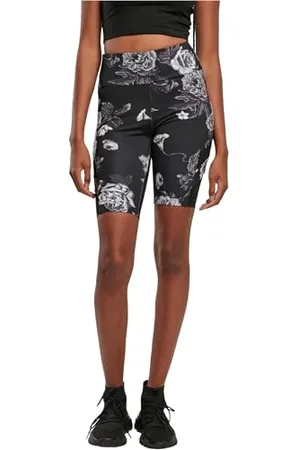 Urban classics Damskie szorty damskie z wysokim stanem Tech Mesh AOP Cycle, , S