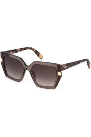 Furla SFU818 Shiny TRANSP.Brown, 55/18/140 damskie okulary, , 55/18/140
