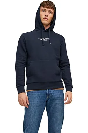 JACK & JONES Męska bluza z kapturem Jprbluarchie Sweat Hood Noos, , S