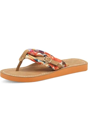 Tamaris Damskie kapcie 1-27109-42, pomarańczowe grzebienie, 39 EU, , 39 EU