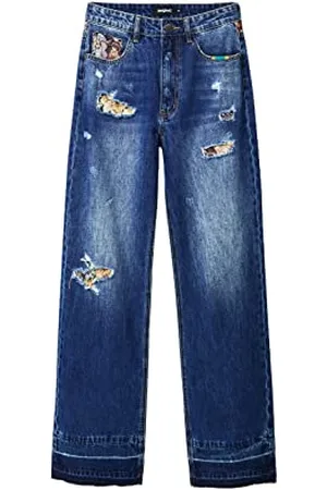 Desigual Damskie Xenia, 5053 Denim Medium Wash, , 36