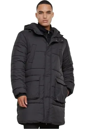 Urban classics Męska długa kurtka puchowa, , 5XL