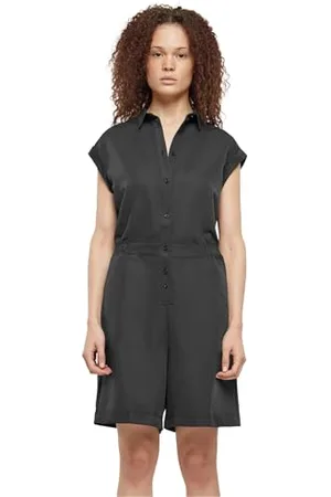 Urban classics Damski kombinezon z wiskozy z diagonalu, , XXL, , XXL
