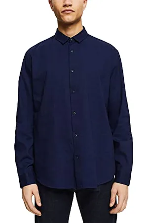 ESPRIT Collection Koszula męska, Koszulka męska, 901Blue Dark Wash, XXL