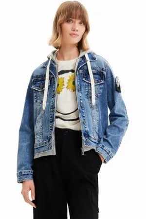 Desigual Damski CHAQ_MARILINA 5053 Denim Medium Wash, , L