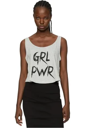 Mister Tee Damski damski GRL PWR Tank XL Heather Grey, , XL
