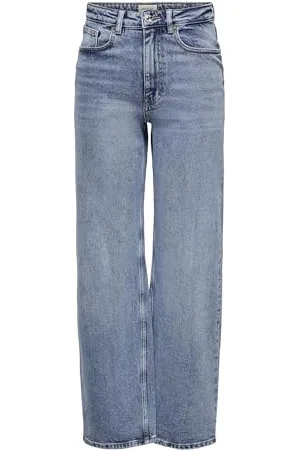 ONLY Onljuicy Hw Wide Leg Rea365 Noos, , 34W / 32L