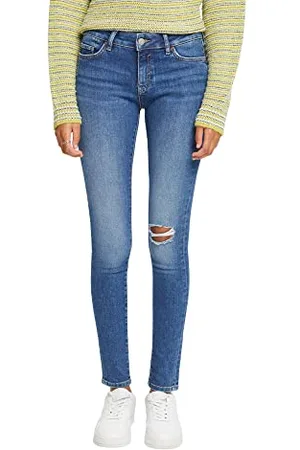 ESPRIT Edc by Damskie Spodnie Jeansy 102CC1B314, 901BLUE Dark WASH, 2432